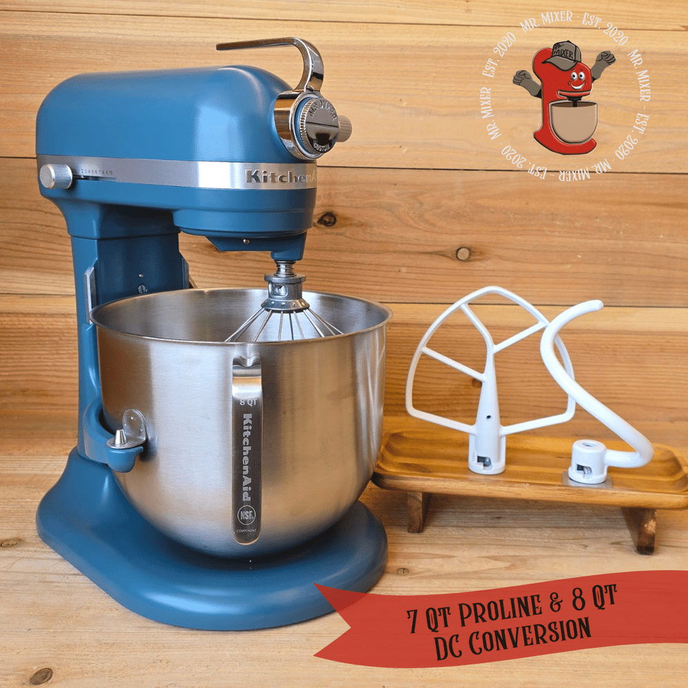 Mr. Mixer Upgraded KitchenAid 7 Qt Proline & 8 Qt 1.3HP DC